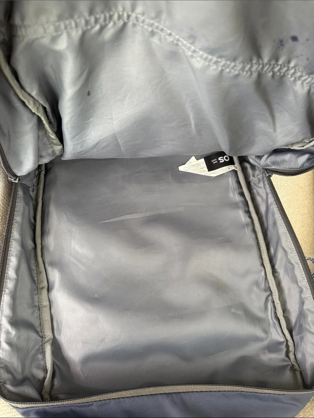 Timbuk2 Navy Blue Men's Commuter Laptop Backpack with Gray Accents
